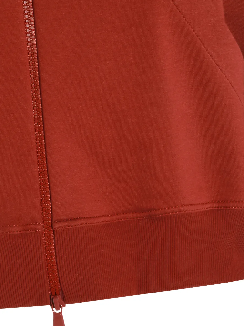 Brunello Cucinelli Hoodie met rits Rood