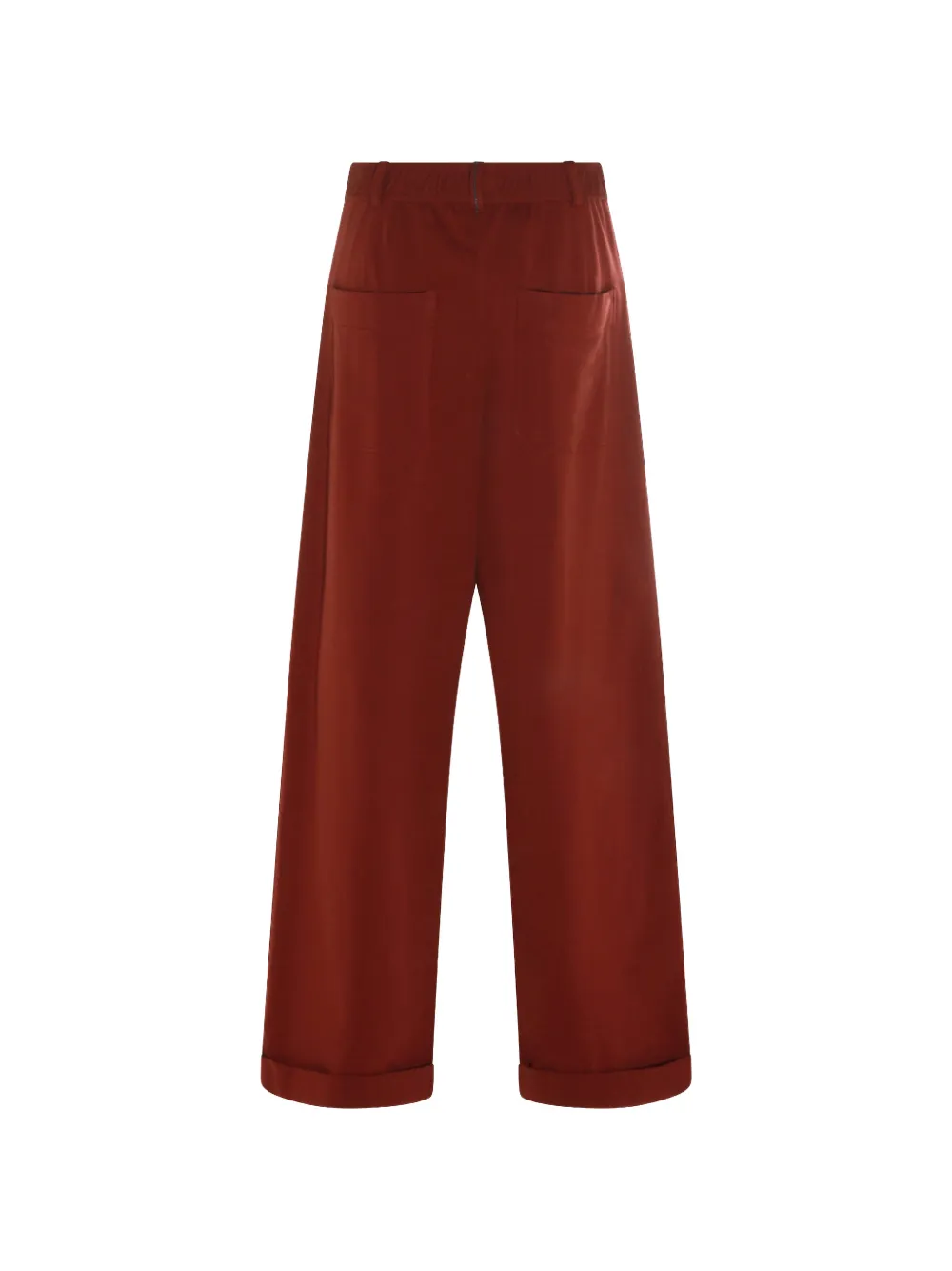 Brunello Cucinelli Pantalon met knopen Rood