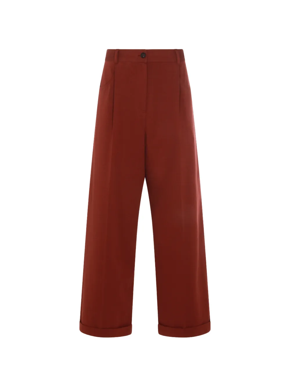 Brunello Cucinelli buttoned tailored trousers - Rot