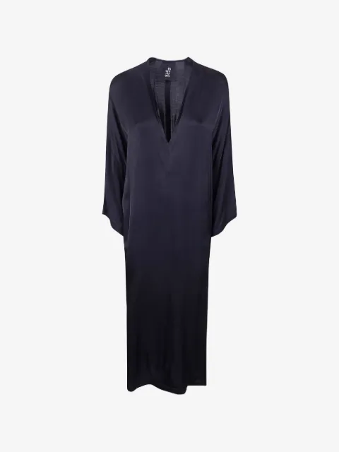 Thom Krom vestido midi con cuello en V