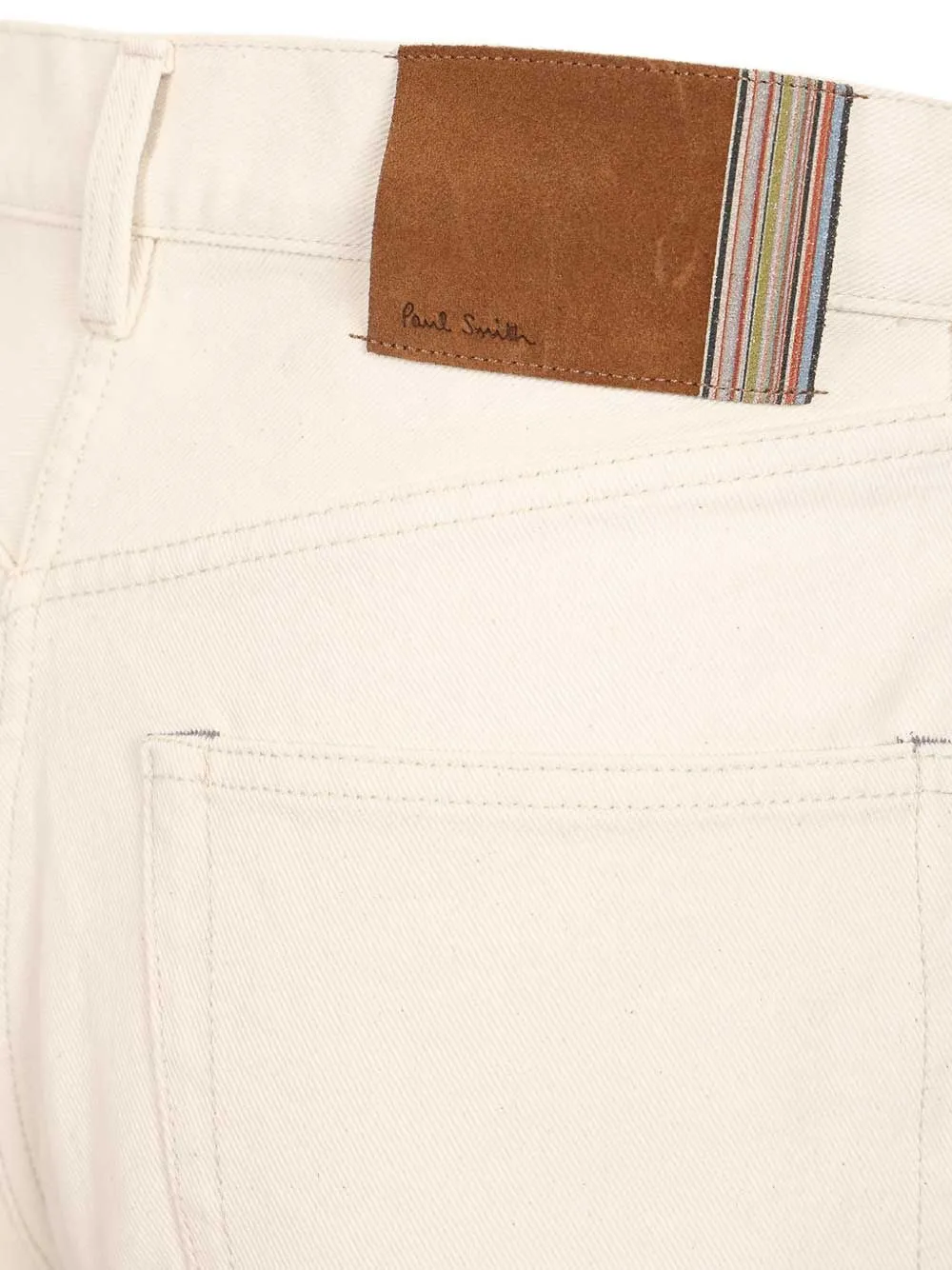 Paul Smith Jeans met borduurwerk Beige