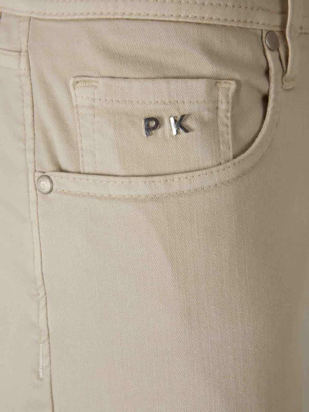 Sartoria Tramarossa Michelangelo jeans met ring-detail Beige