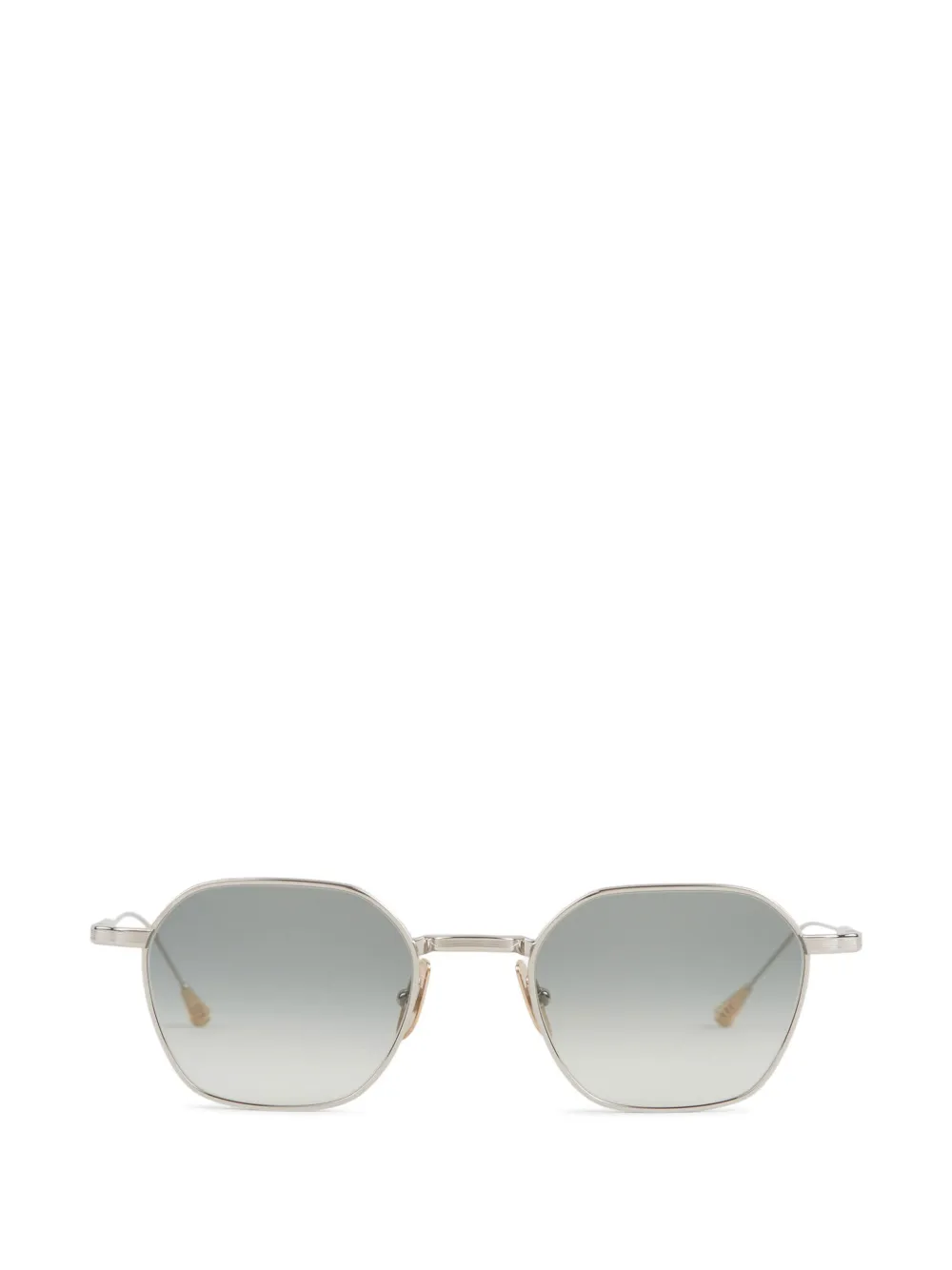 Lunetterie Générale Cavalier Seul hexagonal-frame sunglasses - Argento