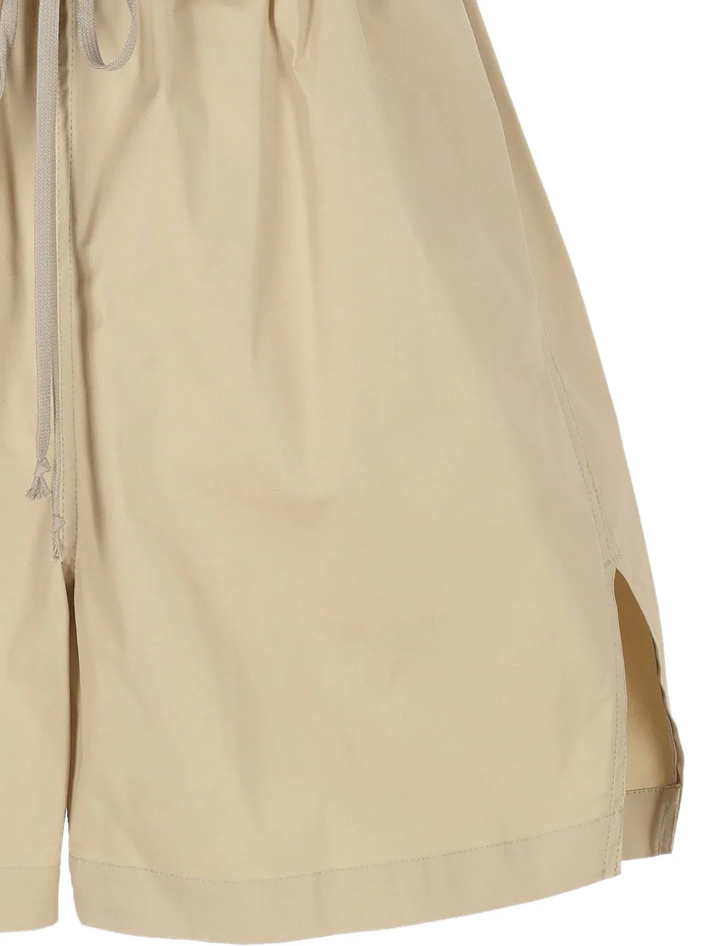 Rick Owens Temple boxershorts met trekkoord en zijsplit Beige