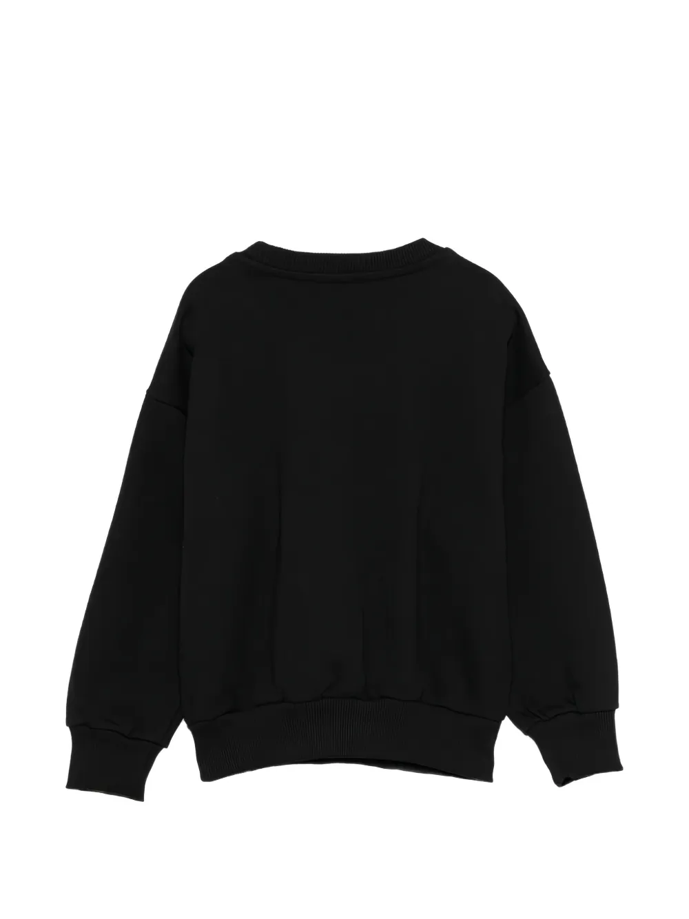 Moschino Kids Trui met logoprint Zwart