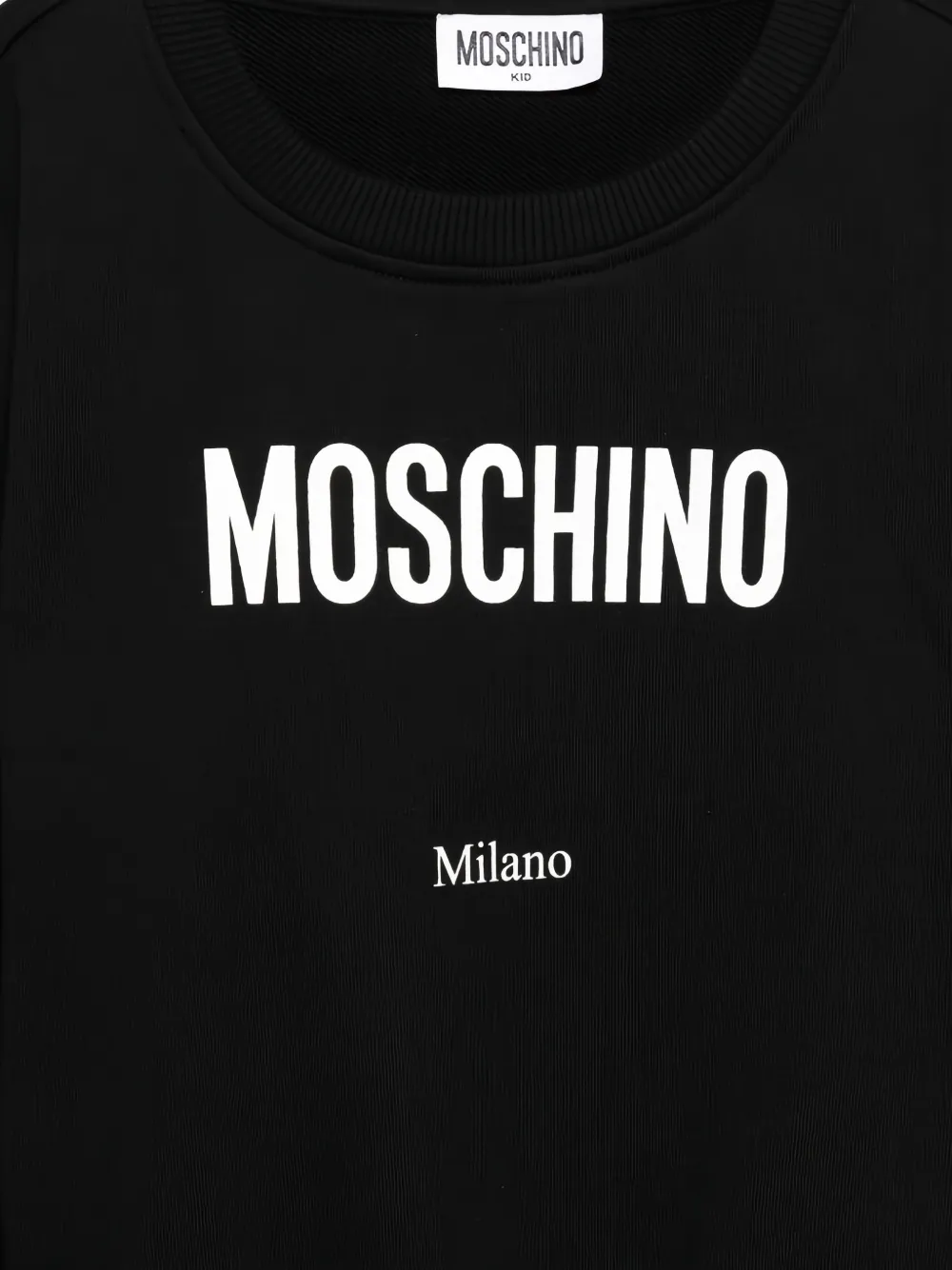 Moschino Kids Trui met logoprint Zwart
