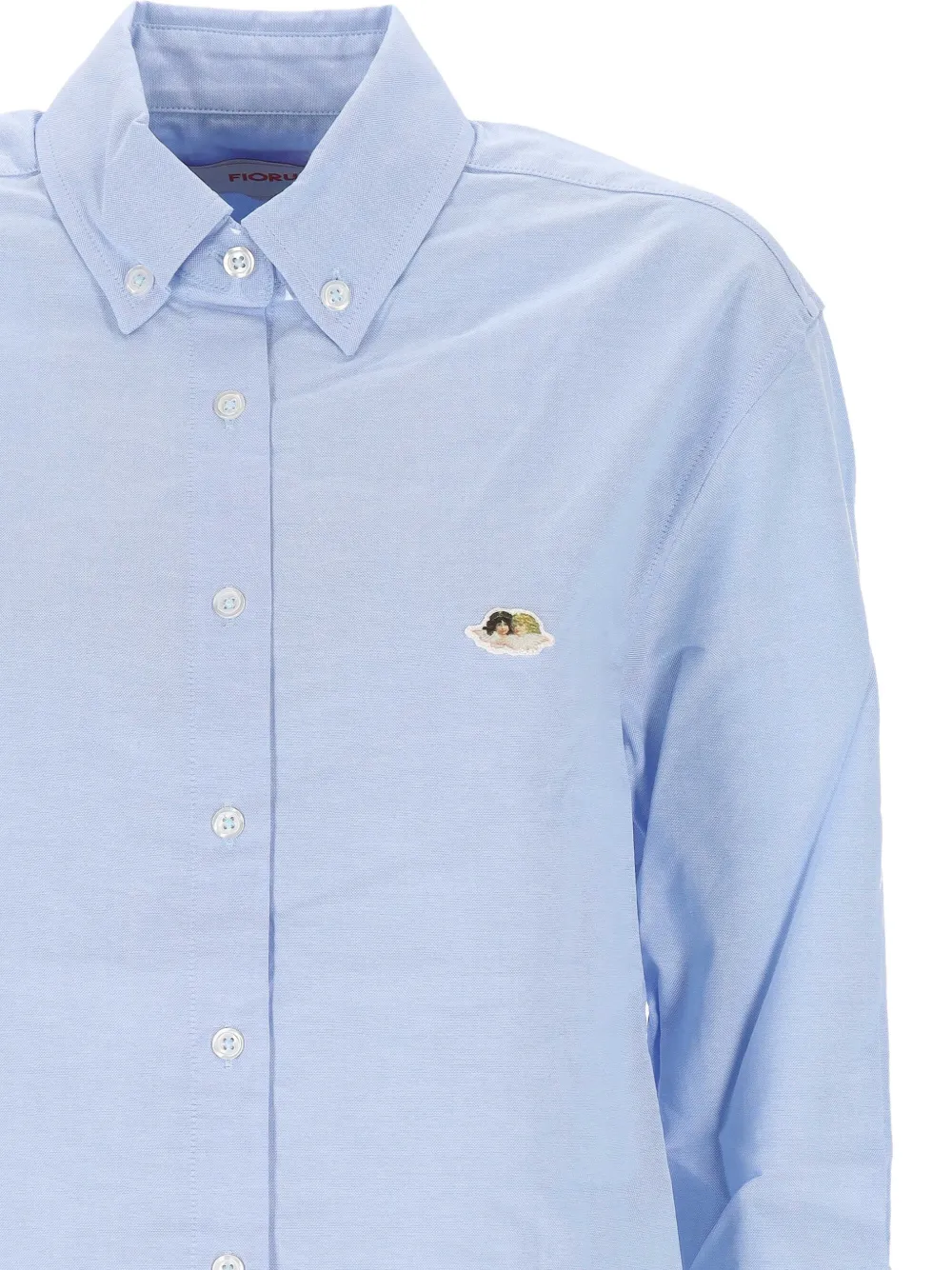  Fiorucci Camisa Con Botones Y Parche Angels - Azul 