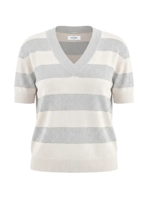 Gran Sasso lurex-detail striped sweater