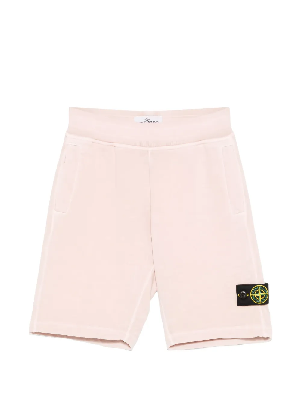 Stone Island Junior compass-motif shorts - Rosa