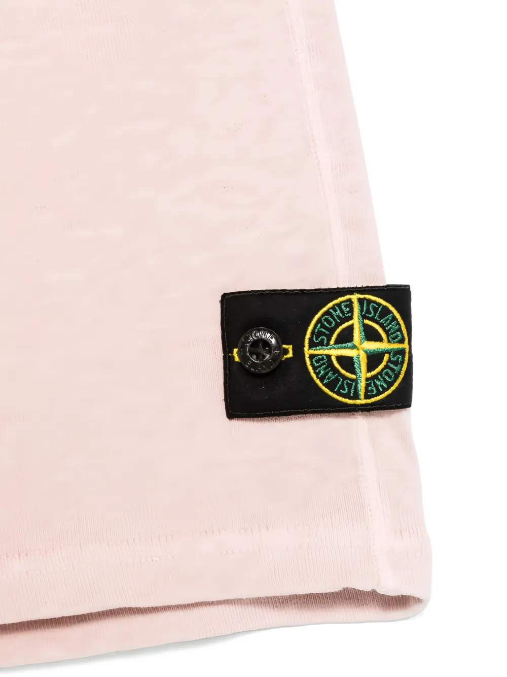 Stone Island Junior Shorts met Compass-logopatroon Roze