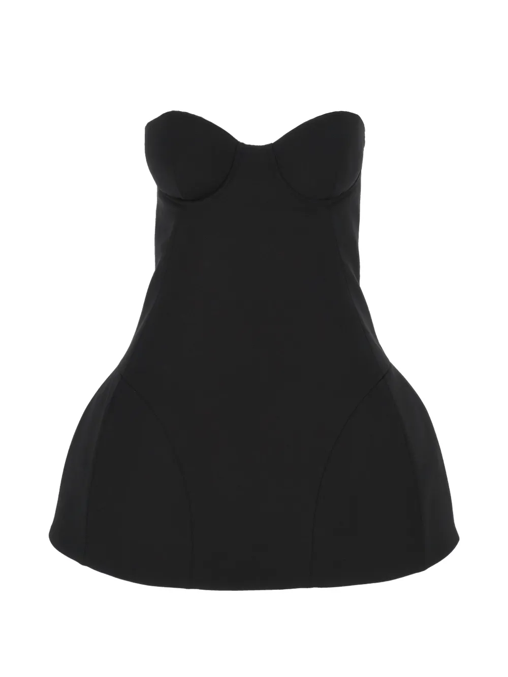 Giuseppe Di Morabito strapless mini dress - Nero