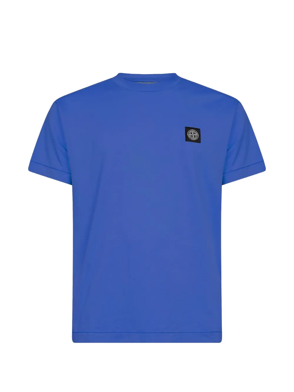 Stone Island logo-patch T-shirt - Blu