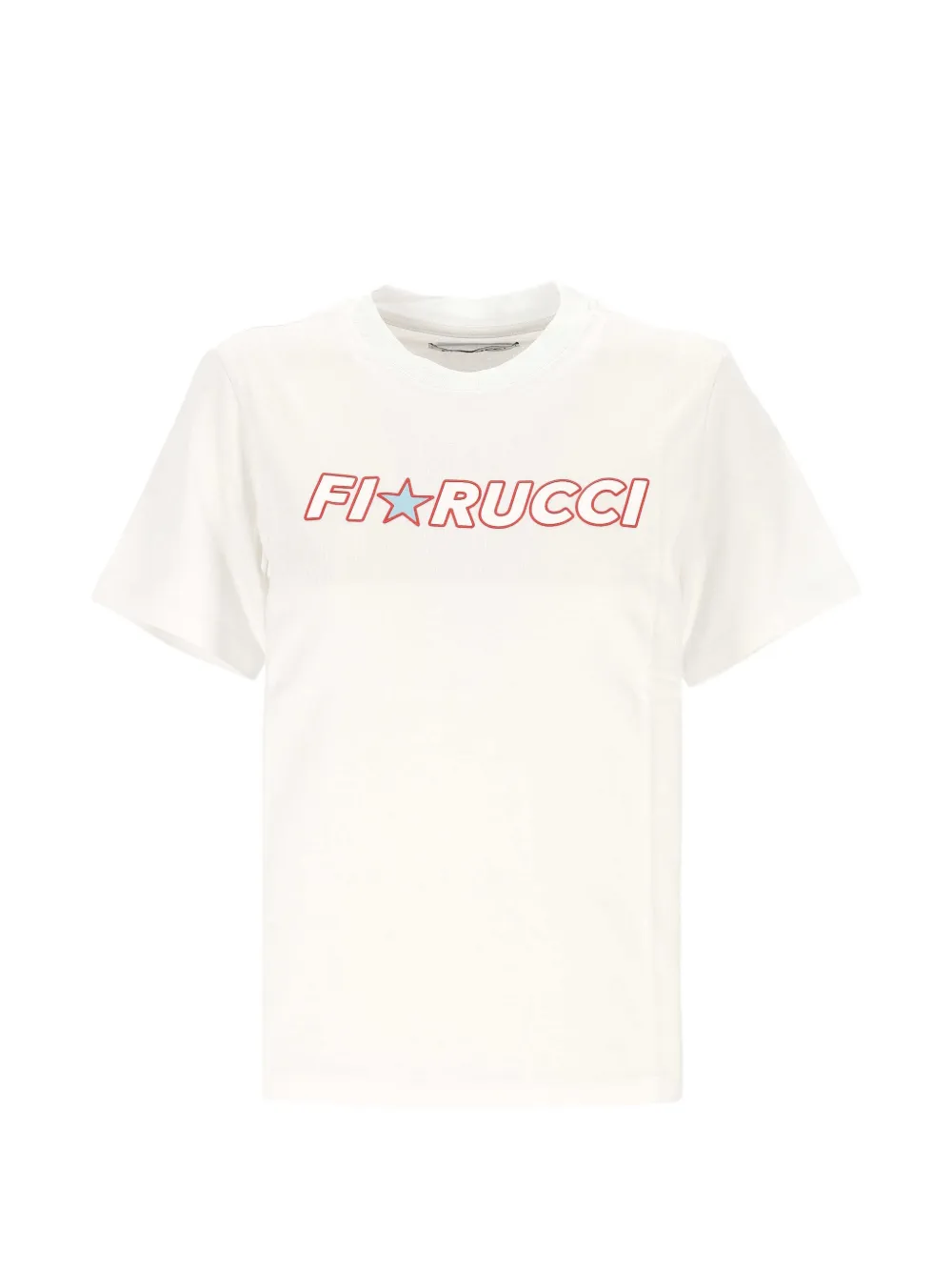 Fiorucci logo-print cotton T-shirt - Bianco