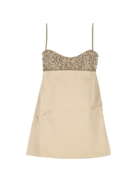 Retrofete mini crystal-embellished A-line dress