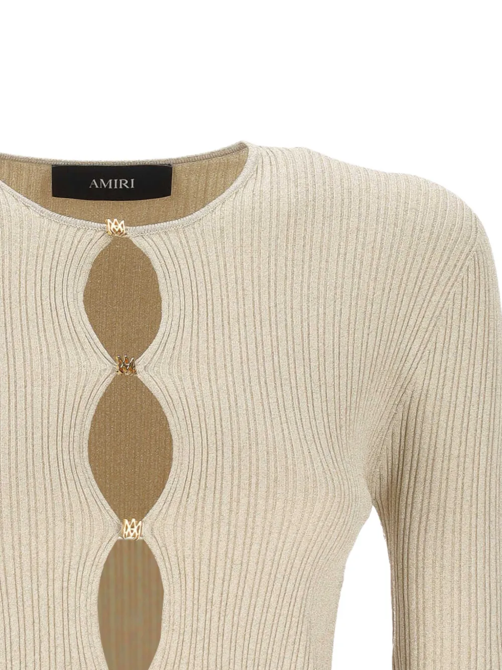 Amiri Jersey Con Aberturas - Neutro 