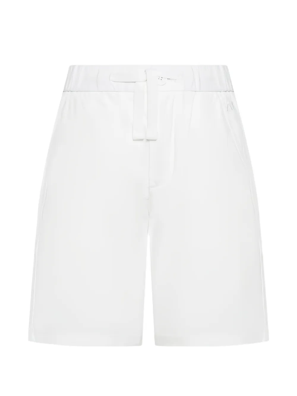 SUN68 KIDS drawstring embroidered-detail shorts - White