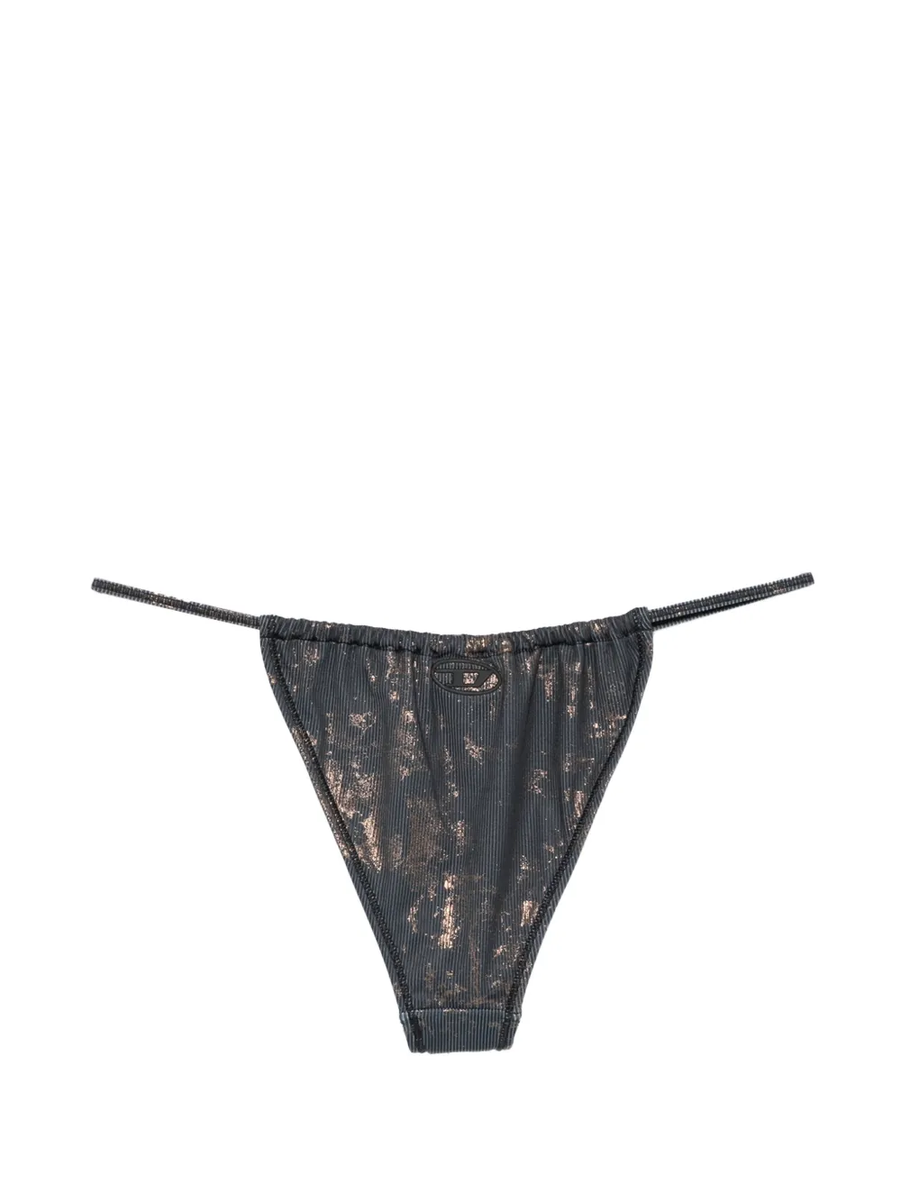 Diesel Jodie-ULTL bikinislip met metallic-effect Grijs