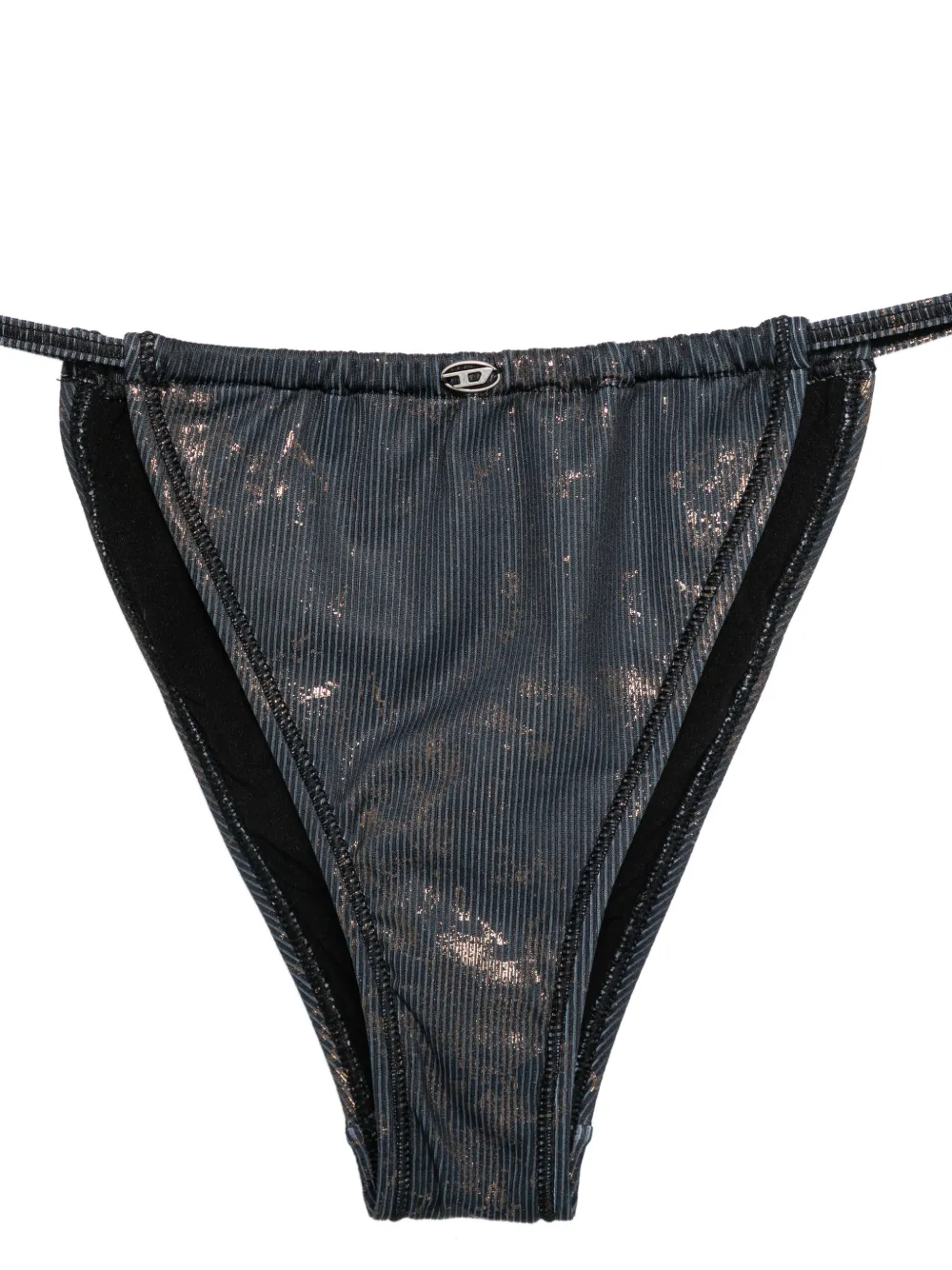Diesel Jodie-ULTL bikinislip met metallic-effect Grijs