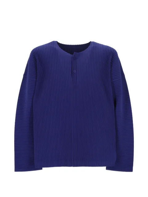Issey Miyake February pleated long-sleeve T-shirt