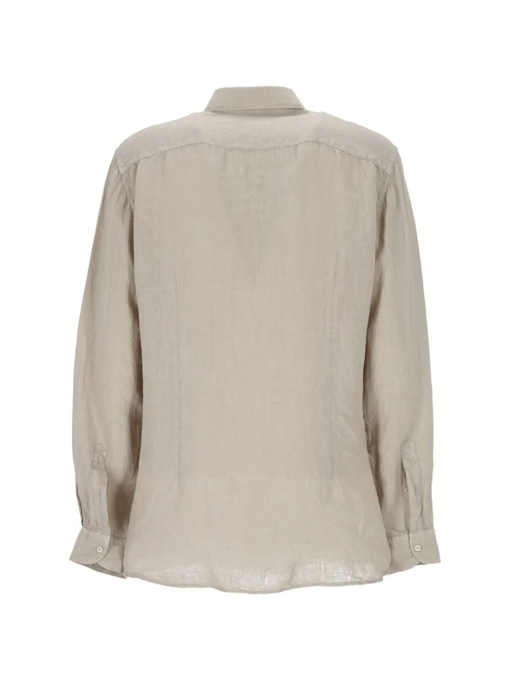 Fay Overhemd met gespreide kraag Beige