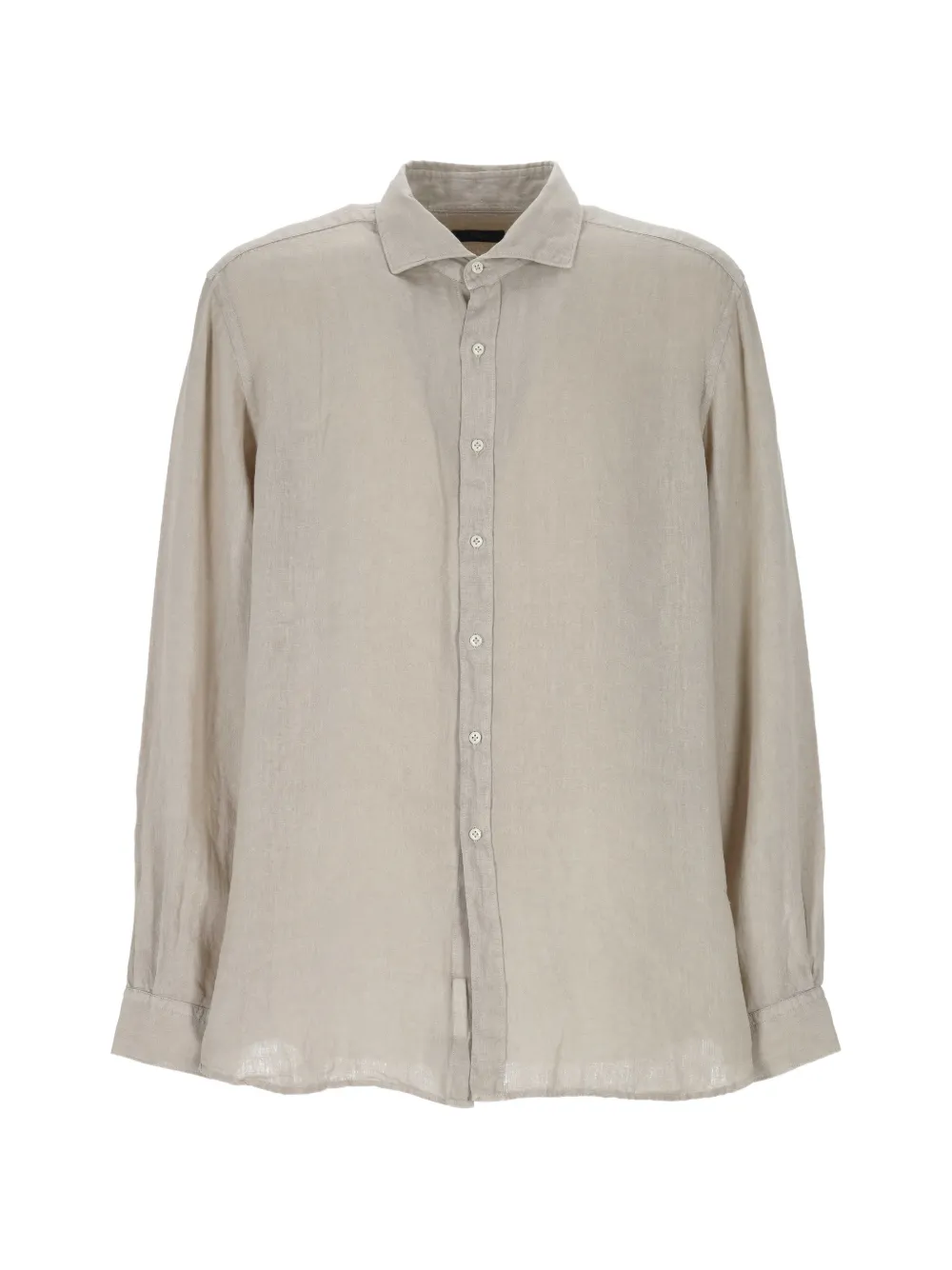 Fay long-sleeve spread-collar shirt - Toni neutri