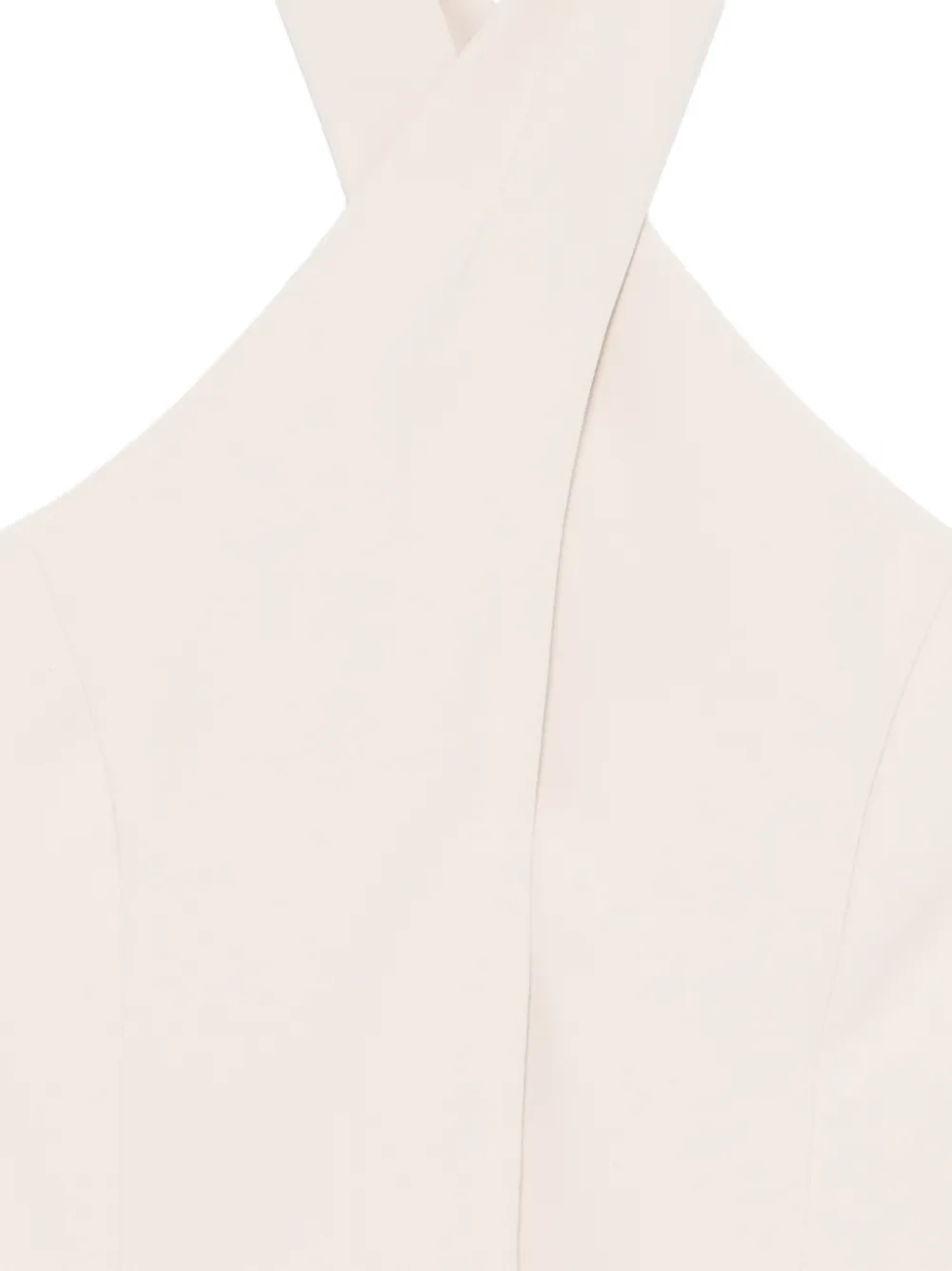 Federica Tosi Jack met open achterkant en knopen Beige