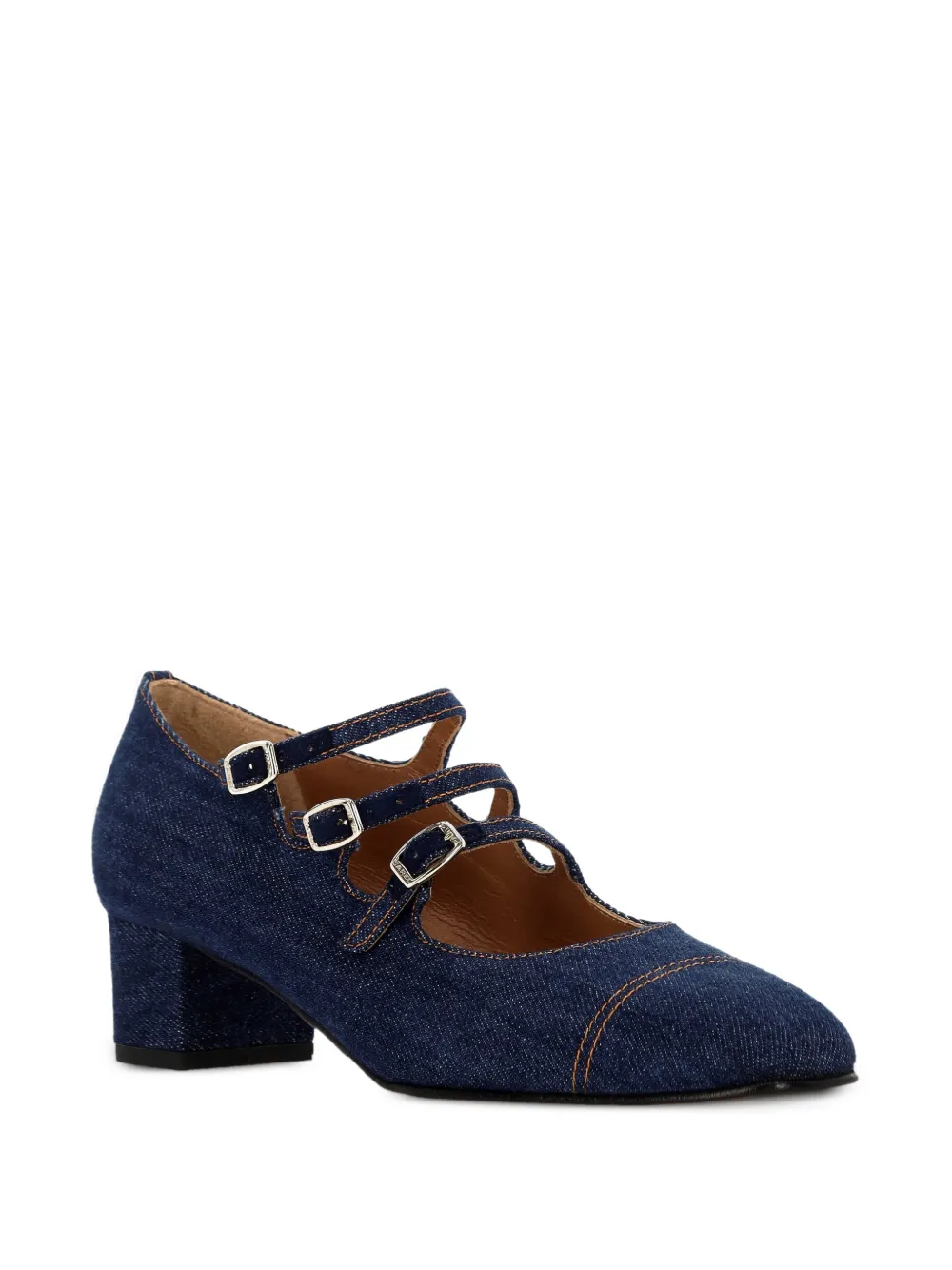 Carel Paris Kina ballerina's met gesp Blauw