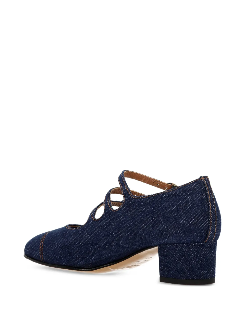 Carel Paris Kina ballerina's met gesp Blauw