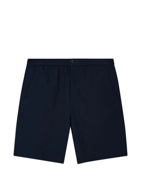 Emporio Armani seersucker-textured shorts