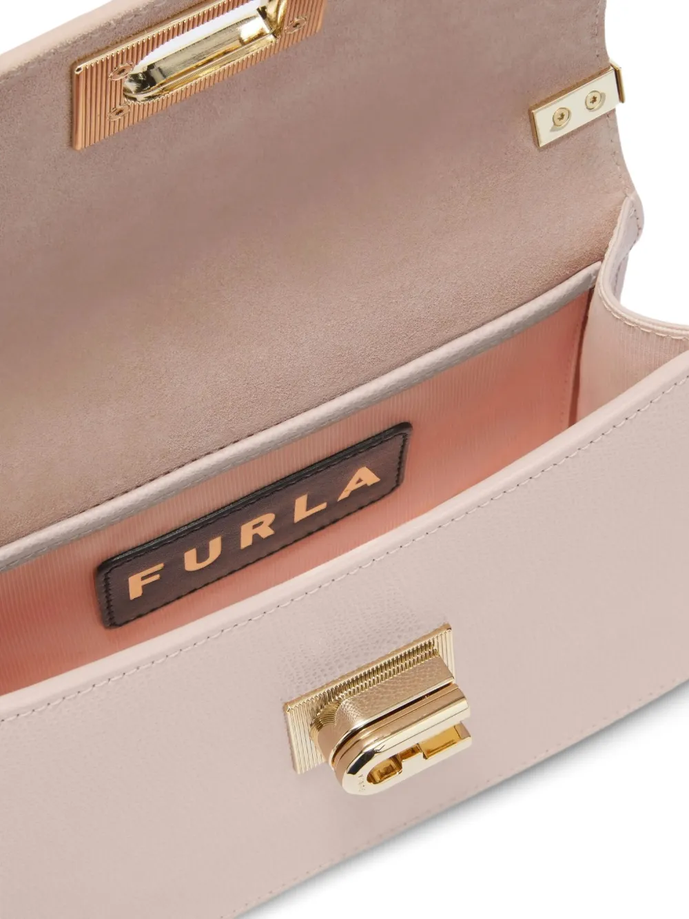 Furla 1927 mini-crossbodytas met ketting Roze