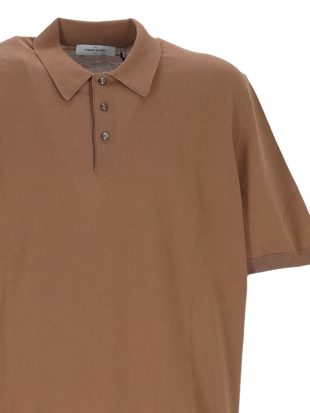 Gran Sasso Poloshirt met korte mouwen Bruin