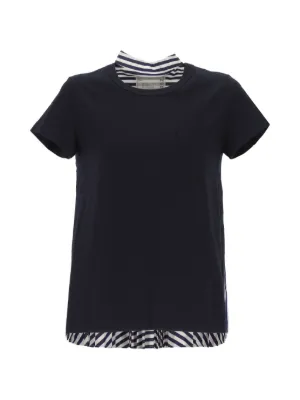 1153 美品 Sacai サカイ 半袖カットソー ブラック サイドジップ 2 sacai MEN'S sacai サカイ SIDE ZIP COTTON T-SHIRT SCM-037 サイド