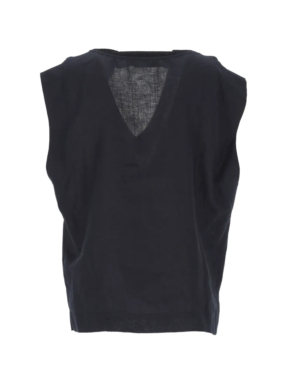 Gran Sasso Top met V-hals Blauw