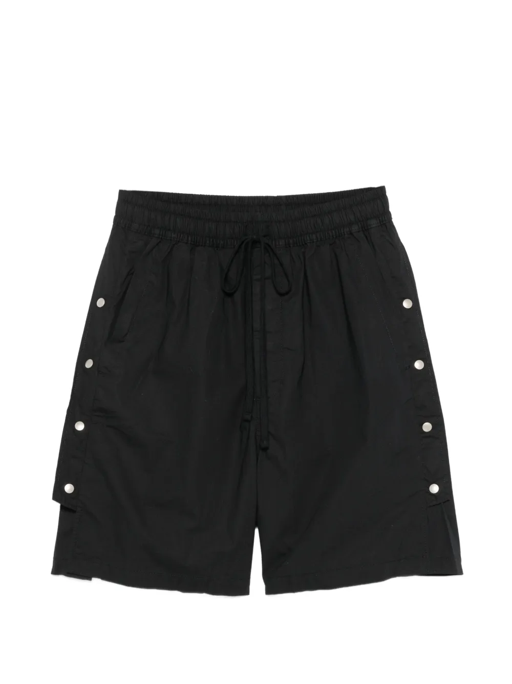 Thom Krom press-stud drawstring shorts - Black