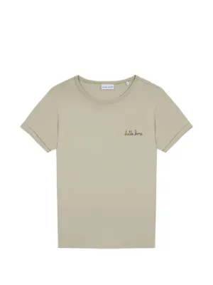 Maison Labiche croissant-embroidered T-shirt | White | FARFETCH
