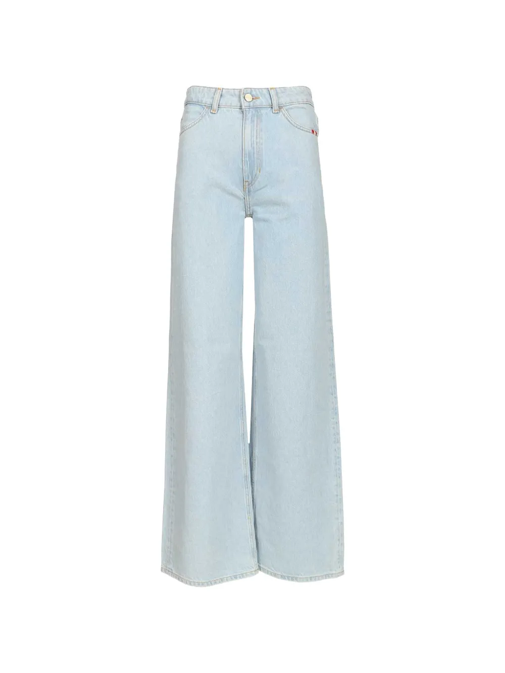 Amish Linda Wide-leg Jeans In Blue