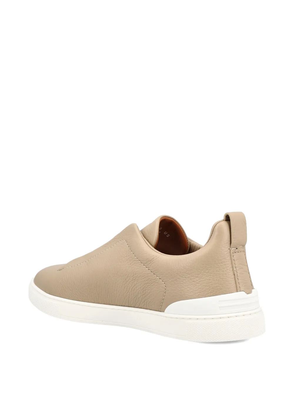 Zegna Leren sneakers Beige