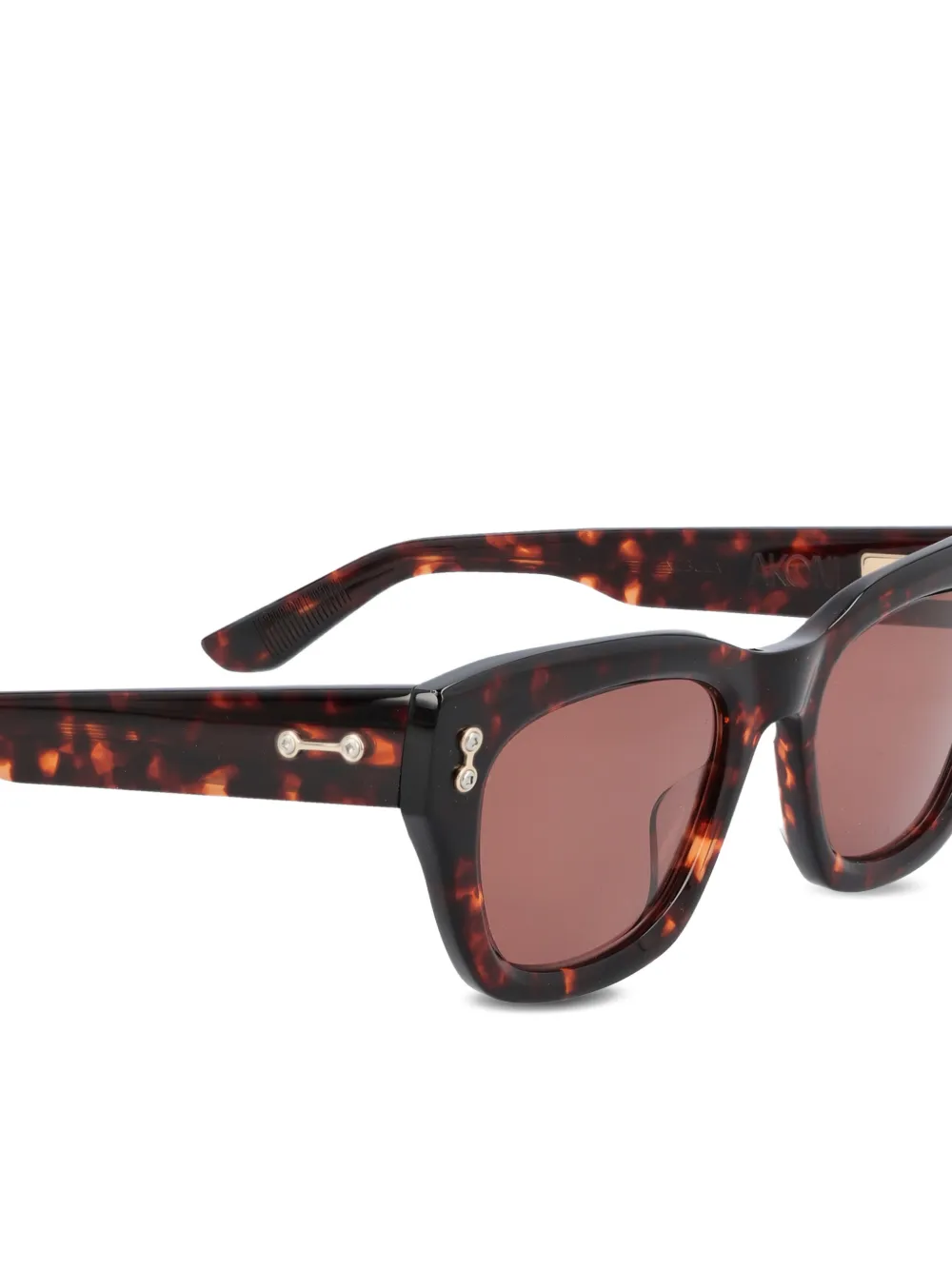 Akoni Nebula cat-eye zonnebril Bruin