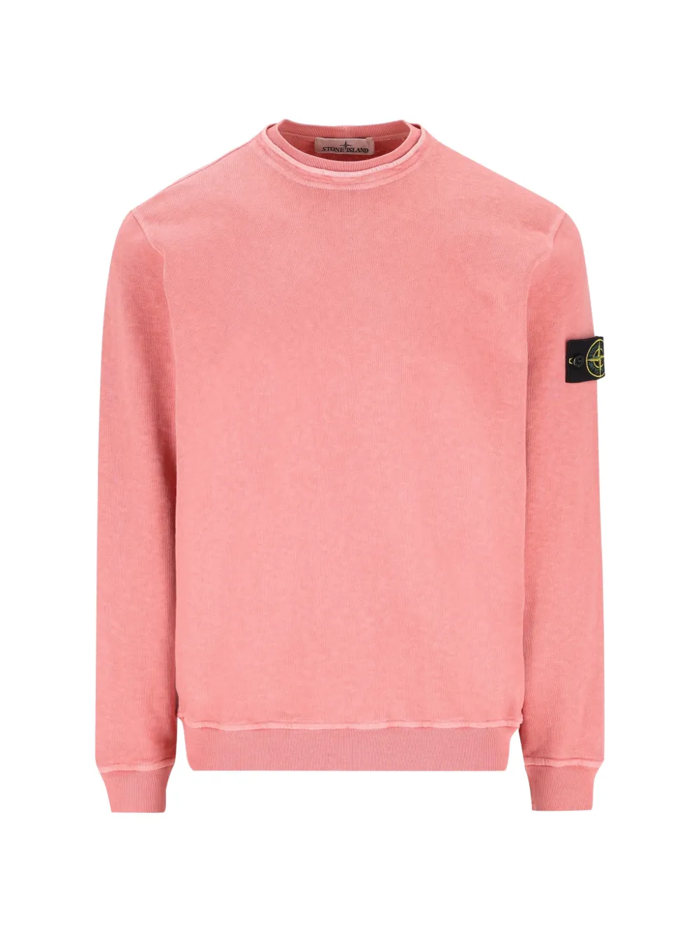 Stone Island crew-neck patch sweatshirt - Rosa