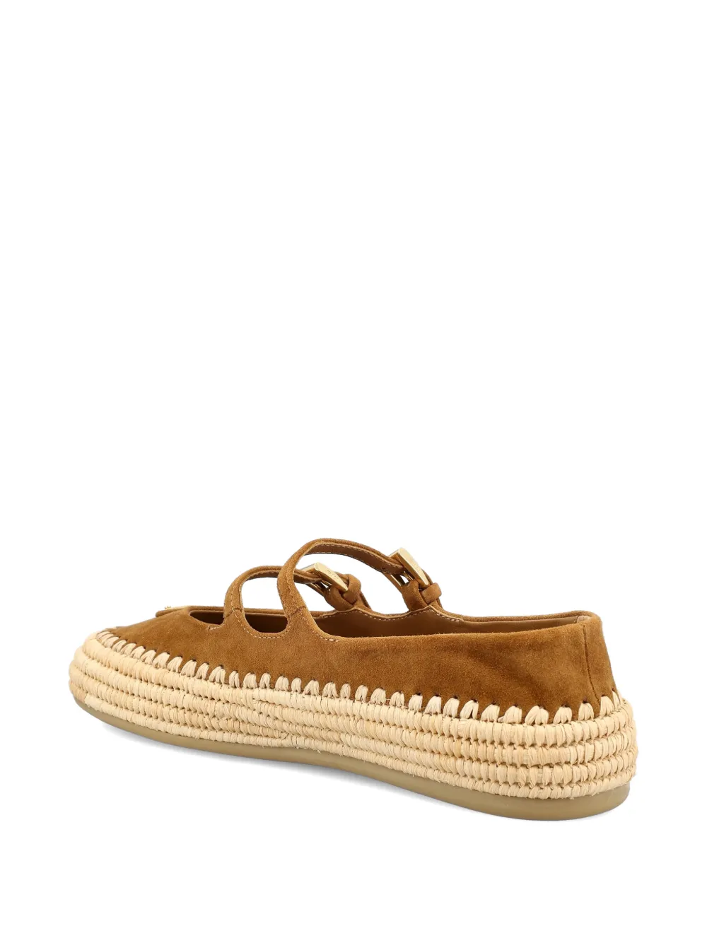Prada raffia mary jane flats Bruin