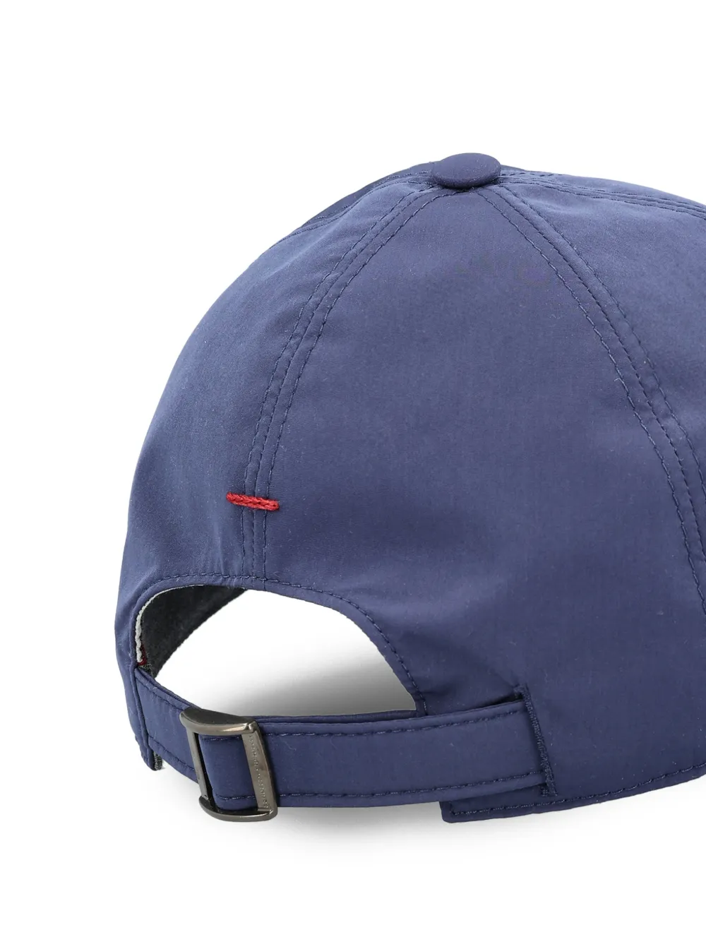 Brunello Cucinelli Verstelbare honkbalpet met logo Blauw