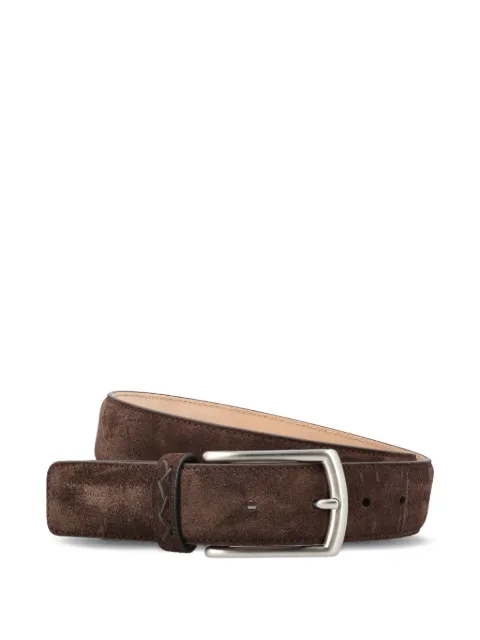Zegna suede buckle belt