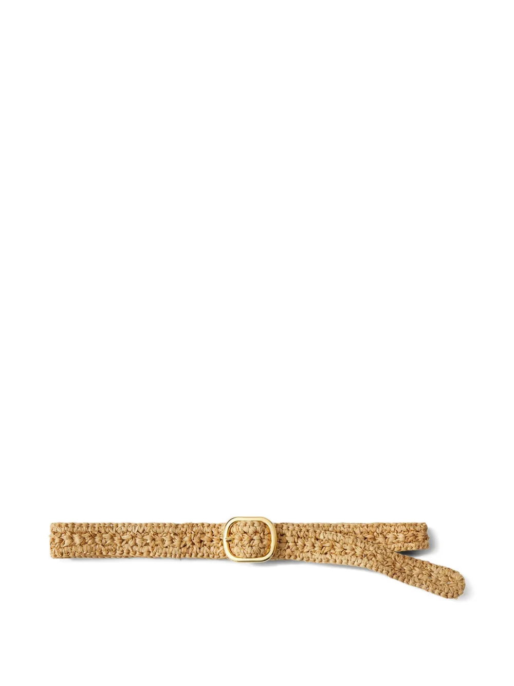 Veronica Beard raffia loop belt - Toni neutri