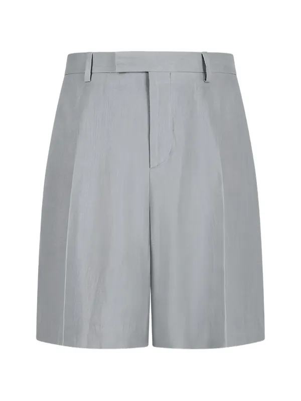 Lardini Button Pocket Shorts in Grey