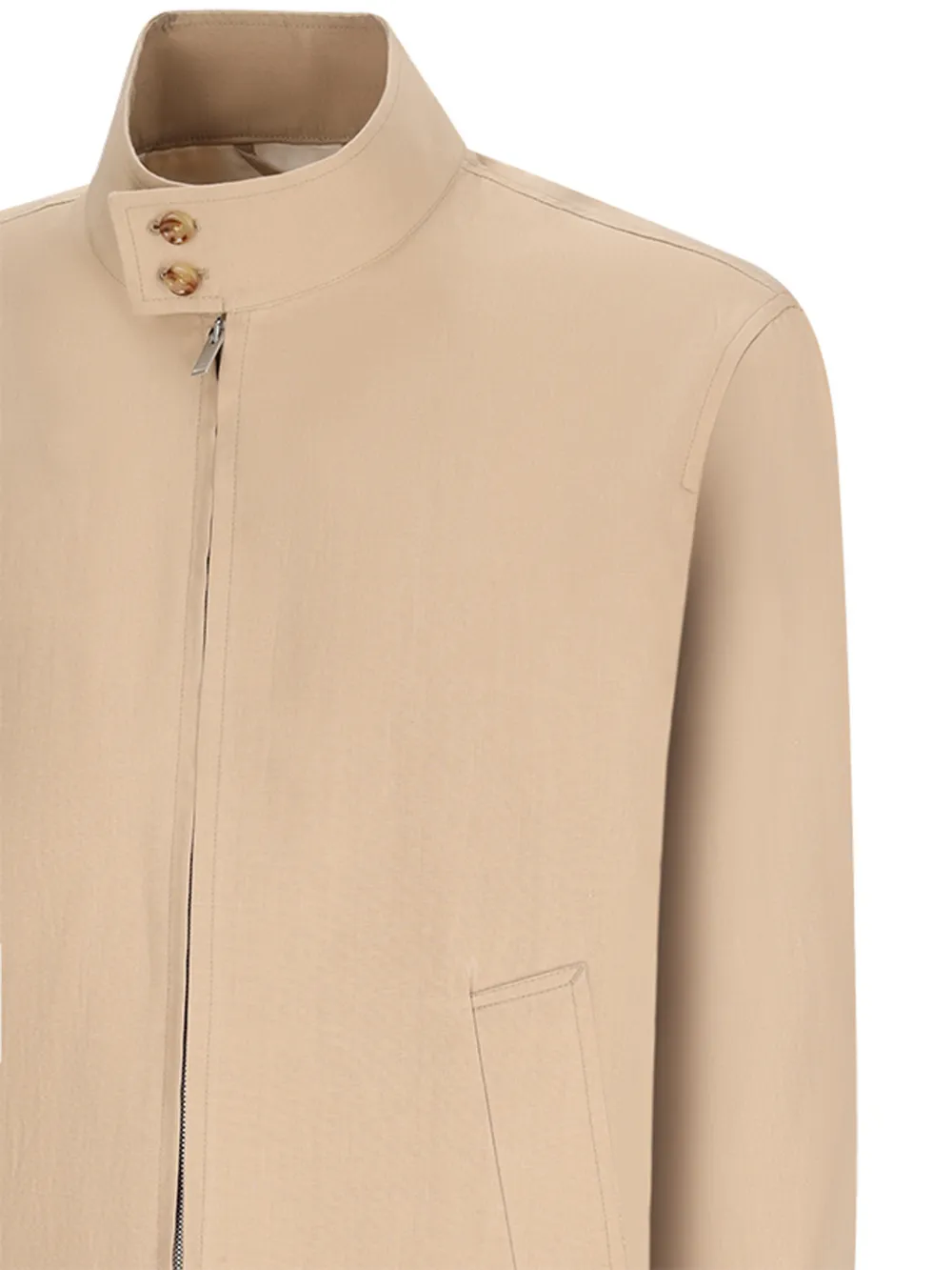 Lardini Shirtjack met rits Beige