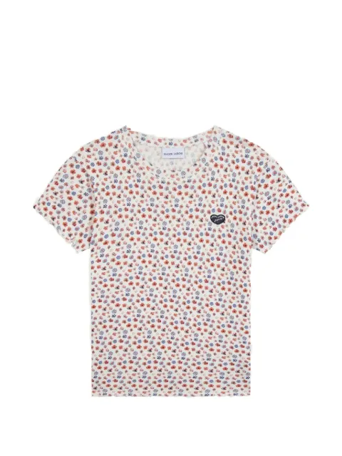 Maison Labiche playera con estampado floral