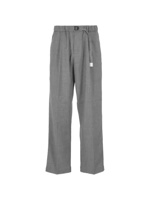 White Sand belted pleated trousers