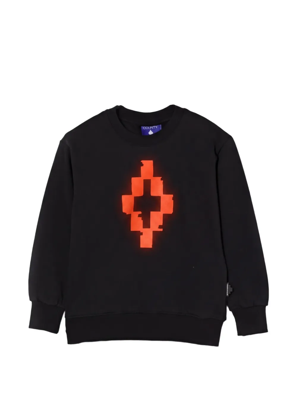 COUNTY OF MILAN KIDS logo-detail sweatshirt - Nero