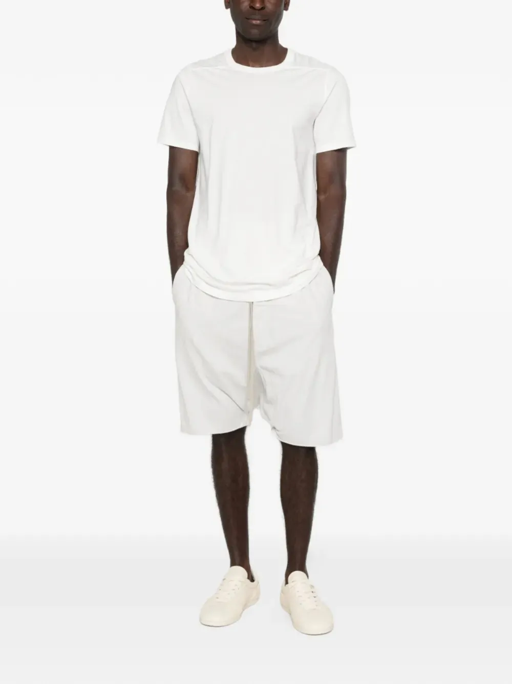 Rick Owens DRKSHDW Shorts met trekkoord Wit