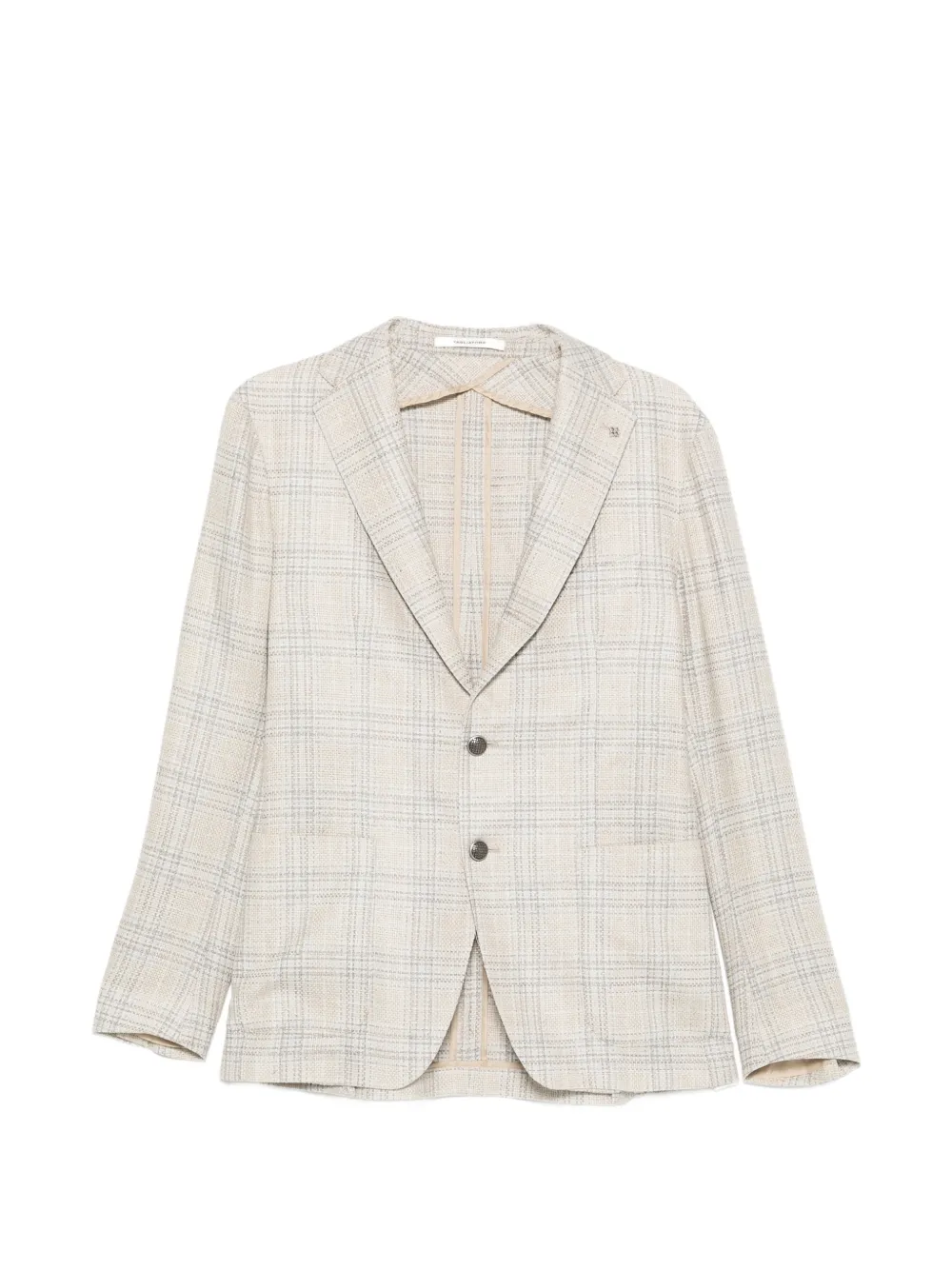 Tagliatore long-sleeve raw jacket - Nude